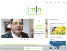 Tablet Screenshot of jmn-advertising.com